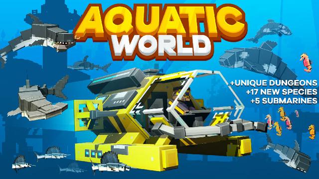 Thumbnail of the Minecraft Bedrock Marketplace product Aquatic World created by HorizonBlocks.