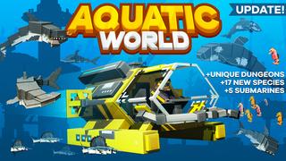 Thumbnail of the Minecraft Bedrock Marketplace product Aquatic World created by HorizonBlocks.
