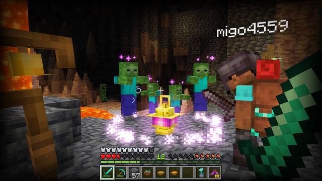 Screenshot of the Minecraft Bedrock Marketplace product Camping Backpack Add-On created by HorizonBlocks.