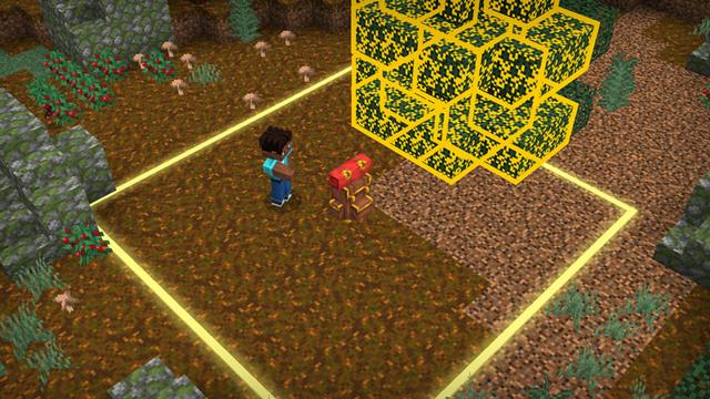 Screenshot of the Minecraft Bedrock Marketplace product Camping Backpack Add-On created by HorizonBlocks.