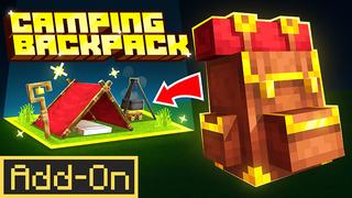 Thumbnail of the Minecraft Bedrock Marketplace product Add-On Mochila de acampada created by HorizonBlocks.