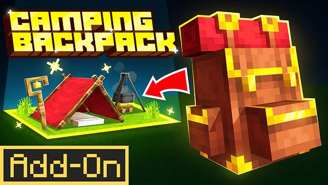 Thumbnail of the Minecraft Bedrock Marketplace product Add-On Mochila de Campismo created by HorizonBlocks.