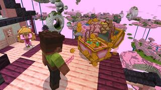 Screenshot of the Minecraft Bedrock Marketplace product Cherry Blossom Dimension created by HorizonBlocks.