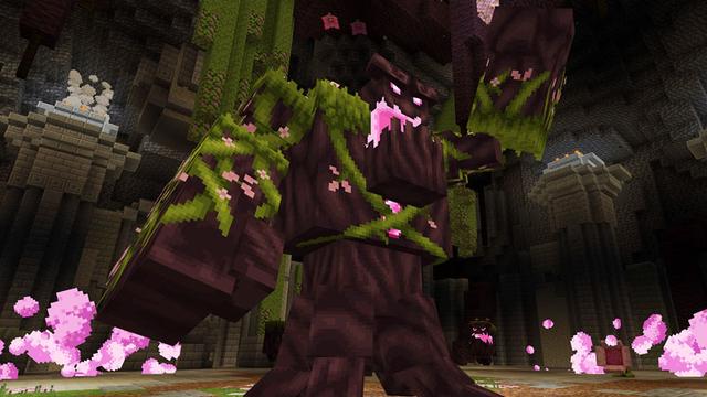 Screenshot of the Minecraft Bedrock Marketplace product Cherry Blossom Dimension created by HorizonBlocks.