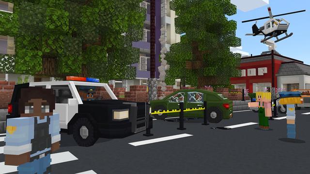 Screenshot of the Minecraft Bedrock Marketplace product CITY: Police - Roleplay created by HorizonBlocks.