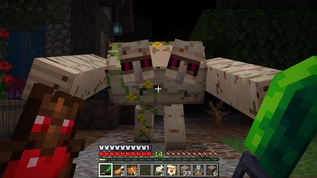 Screenshot of the Minecraft Bedrock Marketplace product Cursed Villagers Add-On created by HorizonBlocks.