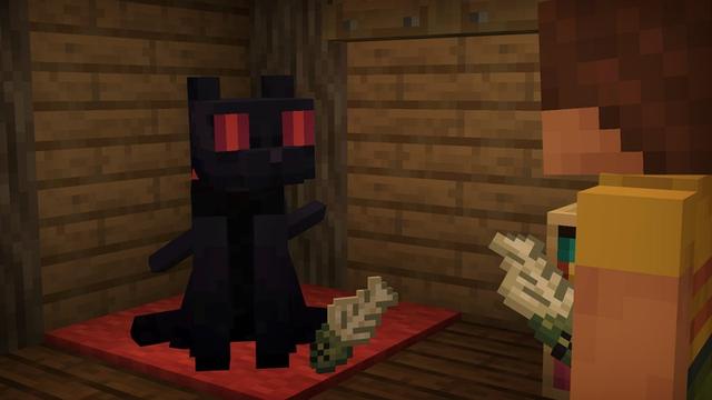 Screenshot of the Minecraft Bedrock Marketplace product Cursed Villagers Add-On created by HorizonBlocks.