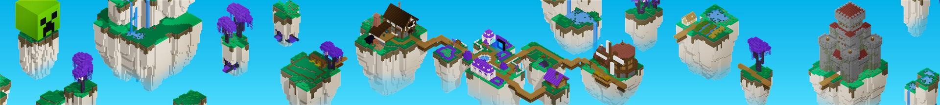 Panorama of the Minecraft Bedrock Marketplace product Dimension Beyond the Rift Add-On created by HorizonBlocks.
