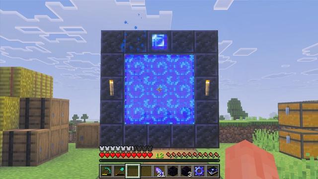 Screenshot of the Minecraft Bedrock Marketplace product Dimension Beyond the Rift Add-On created by HorizonBlocks.