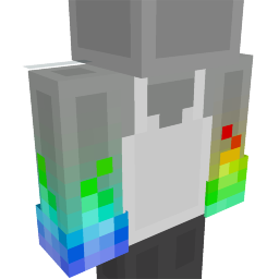 Thumbnail of the Minecraft Bedrock Marketplace product Double Rainbow Bold Glow Fire Hands created by HorizonBlocks.