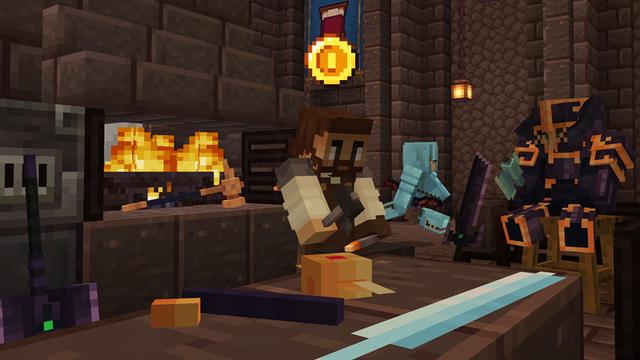 Screenshot of the Minecraft Bedrock Marketplace product Dragon Arena created by HorizonBlocks.