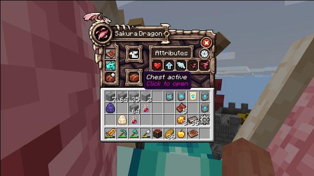 Screenshot of the Minecraft Bedrock Marketplace product DRAGONS Add-On created by HorizonBlocks.