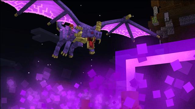 Screenshot of the Minecraft Bedrock Marketplace product DRAGONS Add-On created by HorizonBlocks.