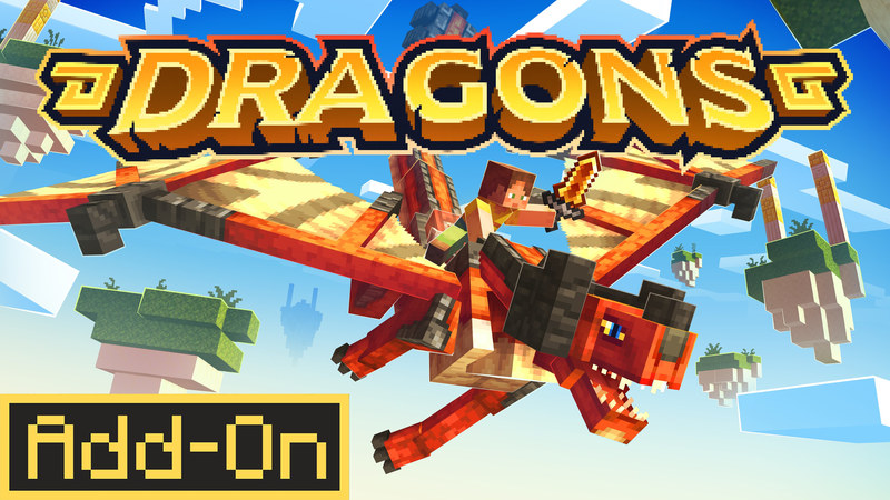 Thumbnail of the Minecraft Bedrock Marketplace product DRAGONS Add-On created by HorizonBlocks.