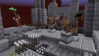 Screenshot of the Minecraft Bedrock Marketplace product Elemental Weapons created by HorizonBlocks.