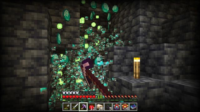 Screenshot of the Minecraft Bedrock Marketplace product Enchantments Add-On created by HorizonBlocks.