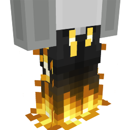 Thumbnail of the Minecraft Bedrock Marketplace product Gold Glow Ground Fire Pants created by HorizonBlocks.
