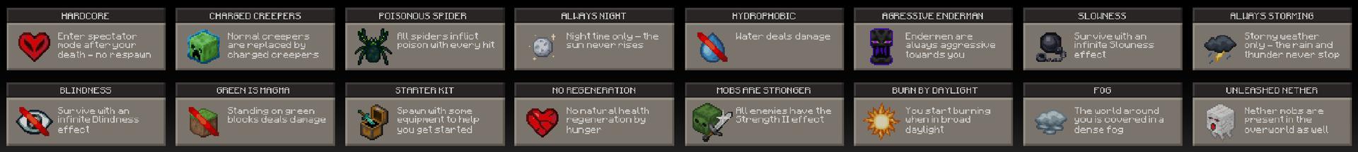 Panorama of the Minecraft Bedrock Marketplace product HARDCORE PACK created by HorizonBlocks.