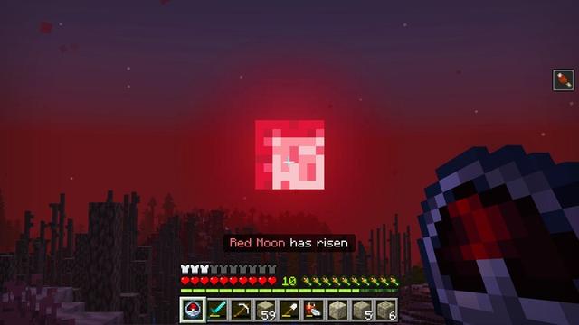 Screenshot of the Minecraft Bedrock Marketplace product HorrorCraft Add-On 1.2: DWELLERS, BIOMES and more created by HorizonBlocks.