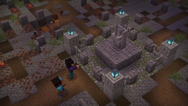 Screenshot of the Minecraft Bedrock Marketplace product HorrorCraft Add-On 1.3: DWELLERS, BIOMES and more created by HorizonBlocks.