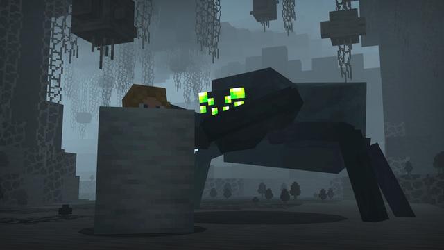 Screenshot of the Minecraft Bedrock Marketplace product HorrorCraft Add-On 1.3: DWELLERS, BIOMES and more created by HorizonBlocks.