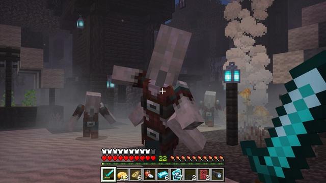 Screenshot of the Minecraft Bedrock Marketplace product HorrorCraft Add-On 1.3: DWELLERS, BIOMES and more created by HorizonBlocks.
