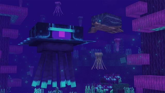 Screenshot of the Minecraft Bedrock Marketplace product OCEAN BIOMES Add-On created by HorizonBlocks.