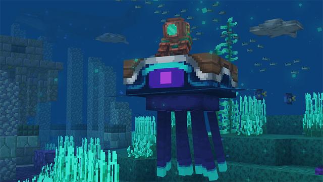 Screenshot of the Minecraft Bedrock Marketplace product OCEAN BIOMES Add-On created by HorizonBlocks.