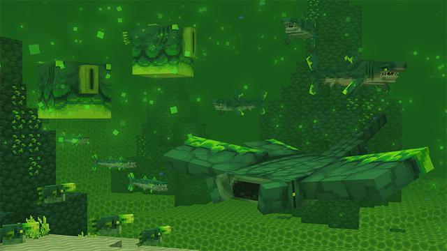 Screenshot of the Minecraft Bedrock Marketplace product OCEAN BIOMES Add-On created by HorizonBlocks.