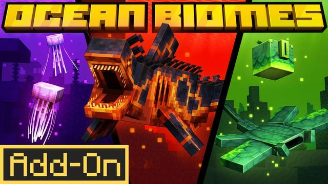 Thumbnail of the Minecraft Bedrock Marketplace product OCEAN BIOMES Add-On created by HorizonBlocks.