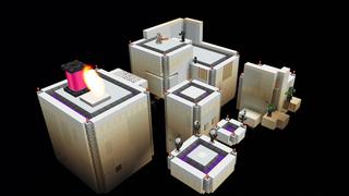 Screenshot of the Minecraft Bedrock Marketplace product Rainbow Weapons created by HorizonBlocks.