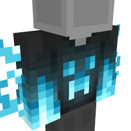 Thumbnail of the Minecraft Bedrock Marketplace product Soul Blue Creeper Bold Glow Fire Hoodie created by HorizonBlocks.