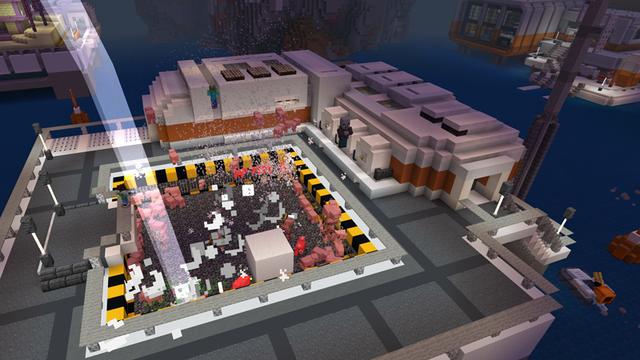 Screenshot of the Minecraft Bedrock Marketplace product TNT BLASTERS created by HorizonBlocks.
