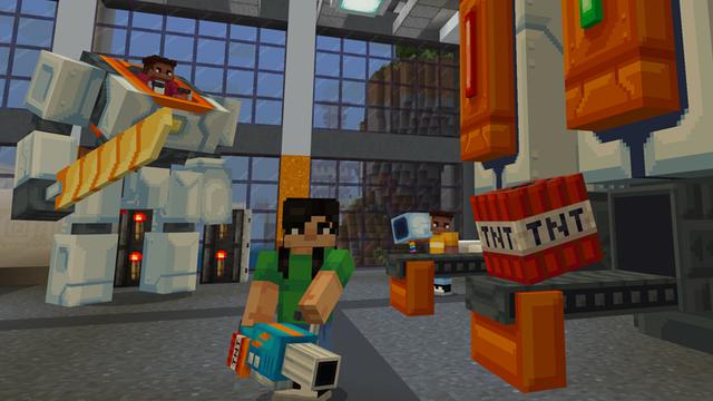 Screenshot of the Minecraft Bedrock Marketplace product TNT BLASTERS created by HorizonBlocks.