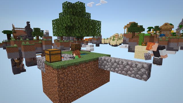 Screenshot of the Minecraft Bedrock Marketplace product Weapons Skyblock created by HorizonBlocks.