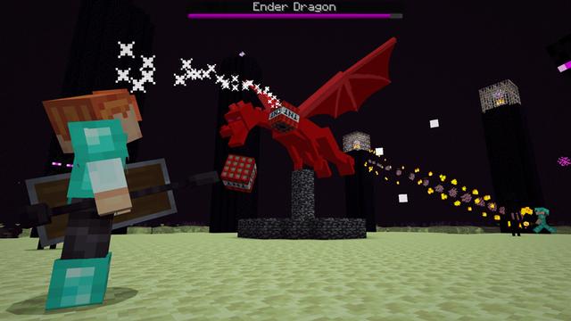 Screenshot of the Minecraft Bedrock Marketplace product Weapons Skyblock created by HorizonBlocks.