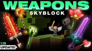 Thumbnail of the Minecraft Bedrock Marketplace product Armas Skyblock created by HorizonBlocks.