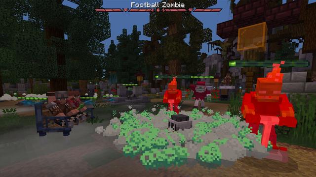 Screenshot of the Minecraft Bedrock Marketplace product Zombies: Tower Defense created by HorizonBlocks.