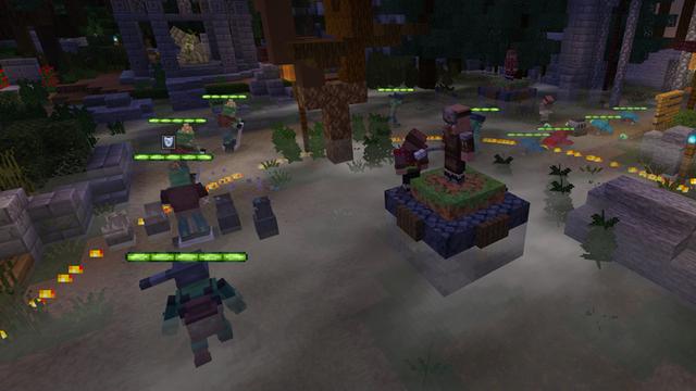 Screenshot of the Minecraft Bedrock Marketplace product Zombies: Tower Defense created by HorizonBlocks.