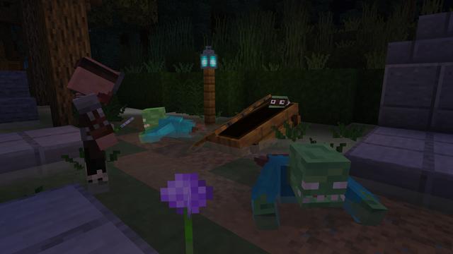 Screenshot of the Minecraft Bedrock Marketplace product Zombies: Tower Defense created by HorizonBlocks.