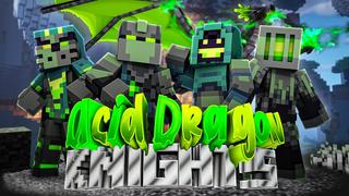 Thumbnail of the Minecraft Bedrock Marketplace product Acid Dragon Knights created by Hourglass Studios.