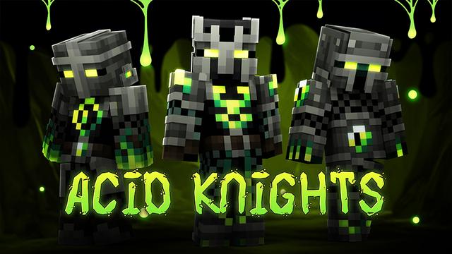 Thumbnail of the Minecraft Bedrock Marketplace product Acid Knights created by Hourglass Studios.