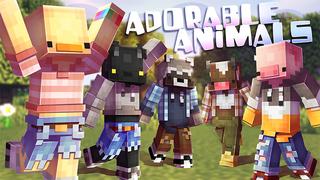 Thumbnail of the Minecraft Bedrock Marketplace product Adorable Animals created by Hourglass Studios.