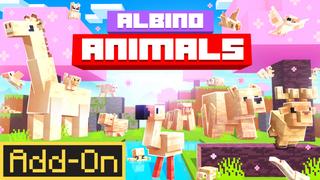 Thumbnail of the Minecraft Bedrock Marketplace product Albino-Tiere created by Hourglass Studios.