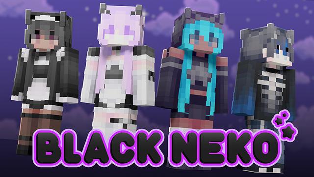 Thumbnail of the Minecraft Bedrock Marketplace product Black Neko created by Hourglass Studios.
