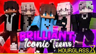 Thumbnail of the Minecraft Bedrock Marketplace product Brilliant Iconic Teens created by Hourglass Studios.