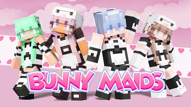 Thumbnail of the Minecraft Bedrock Marketplace product Bunny Maids created by Hourglass Studios.