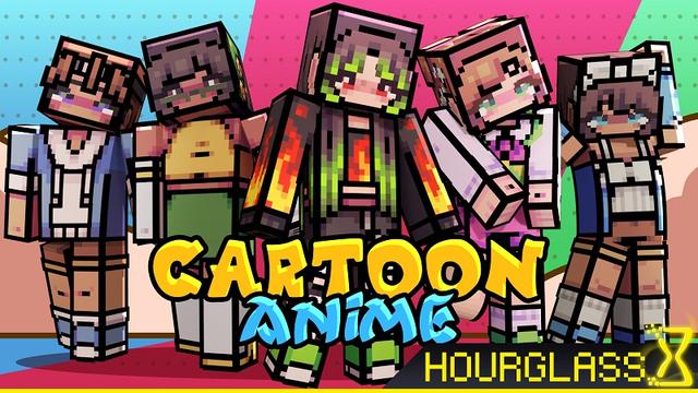 Thumbnail of the Minecraft Bedrock Marketplace product Cartoon Anime HD created by Hourglass Studios.