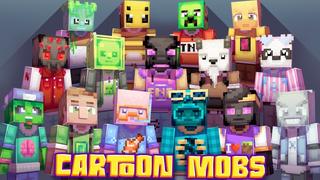 Thumbnail of the Minecraft Bedrock Marketplace product Cartoon Mobs created by Hourglass Studios.