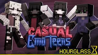 Thumbnail of the Minecraft Bedrock Marketplace product Casual Emo Teens created by Hourglass Studios.